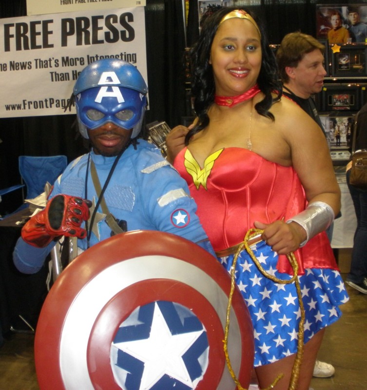 Black Superheros at C2E2 in Chicago