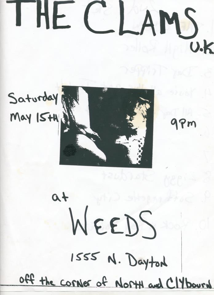 Chicago band The Clams U.K.