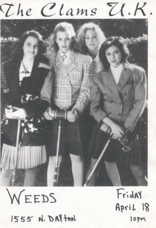 The Clams U.K. played at Weeds Tavern in Chicago