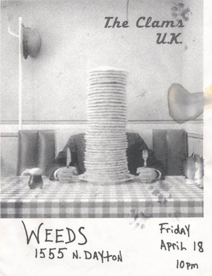 Veruca Salt's Jim Shapiro played with The Clams U.K.